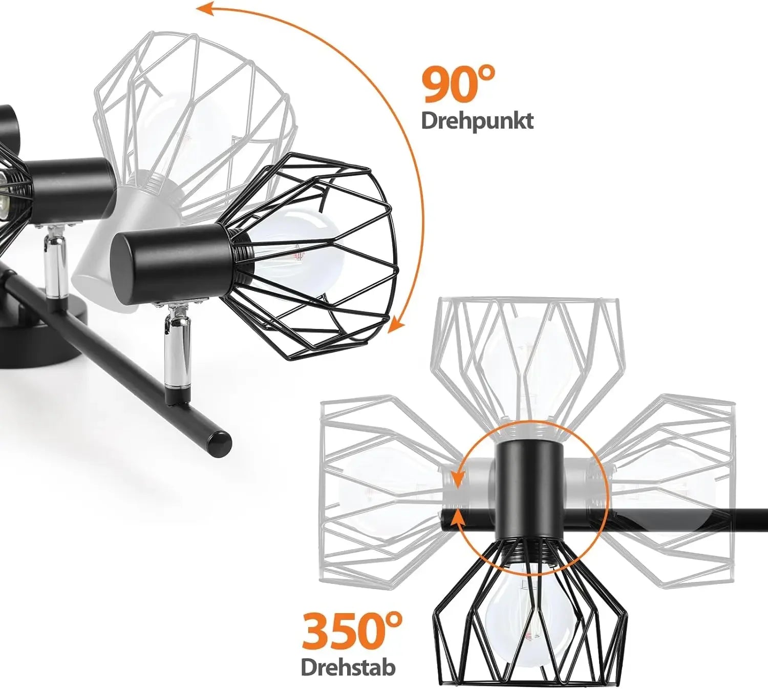 Versatile LED E14 Swiveling Spotlight Set
