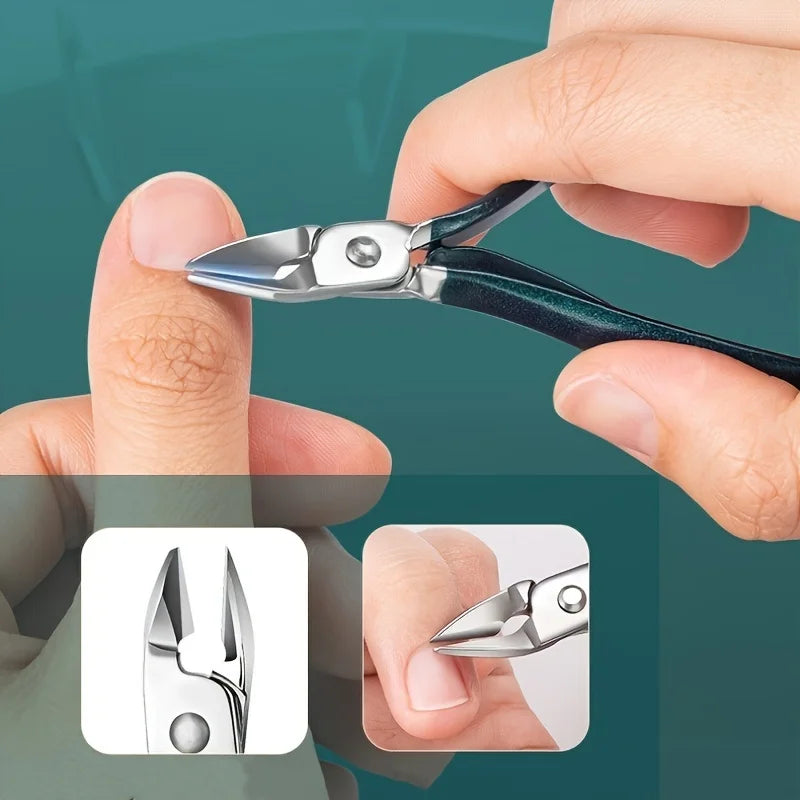 Nail Care Kit Stainless Steel Manicure & Pedicure Set Nail Clipper Set with Travel Case