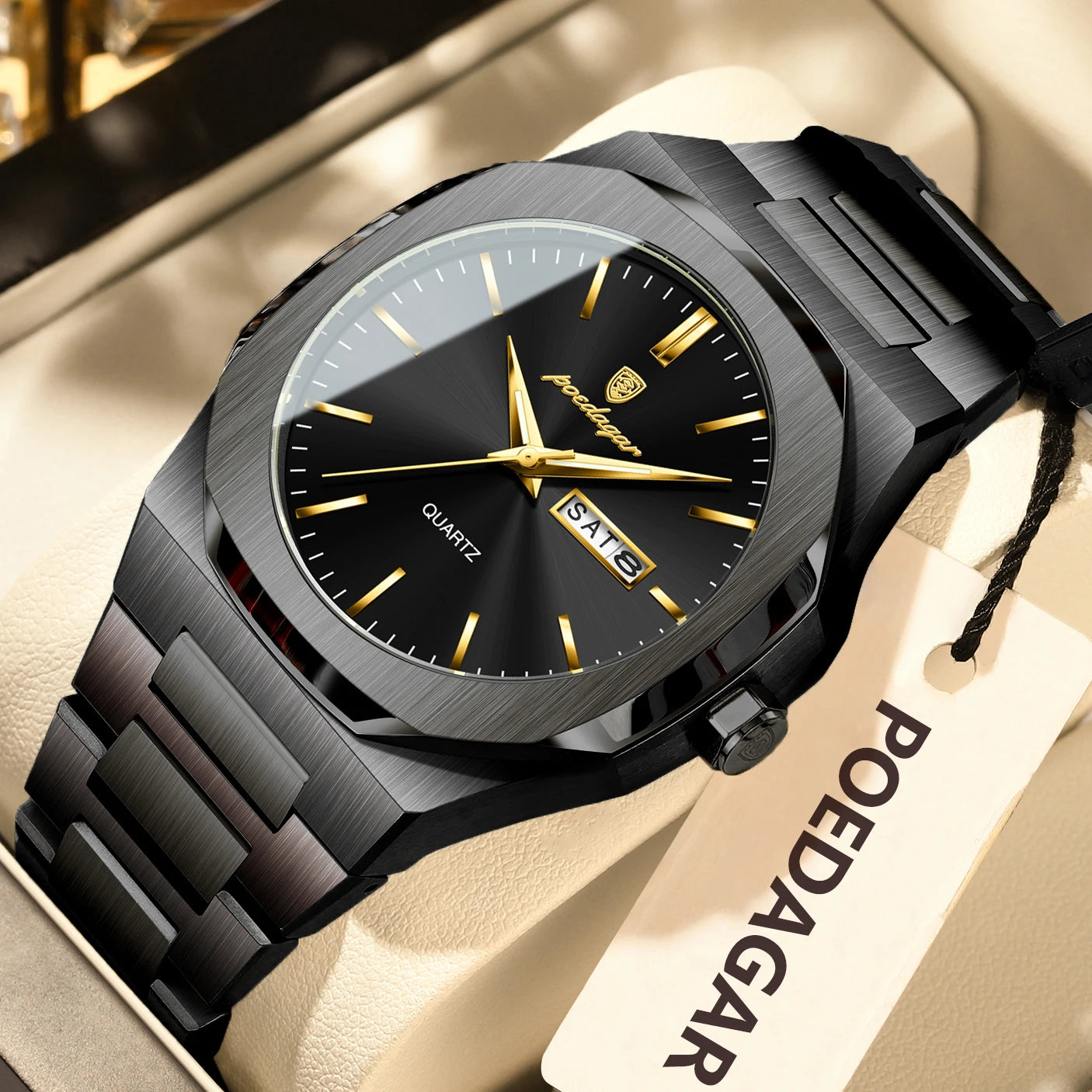 High Fashion Brand Male Watches For Men Date Week Casual Quartz Men's Clock