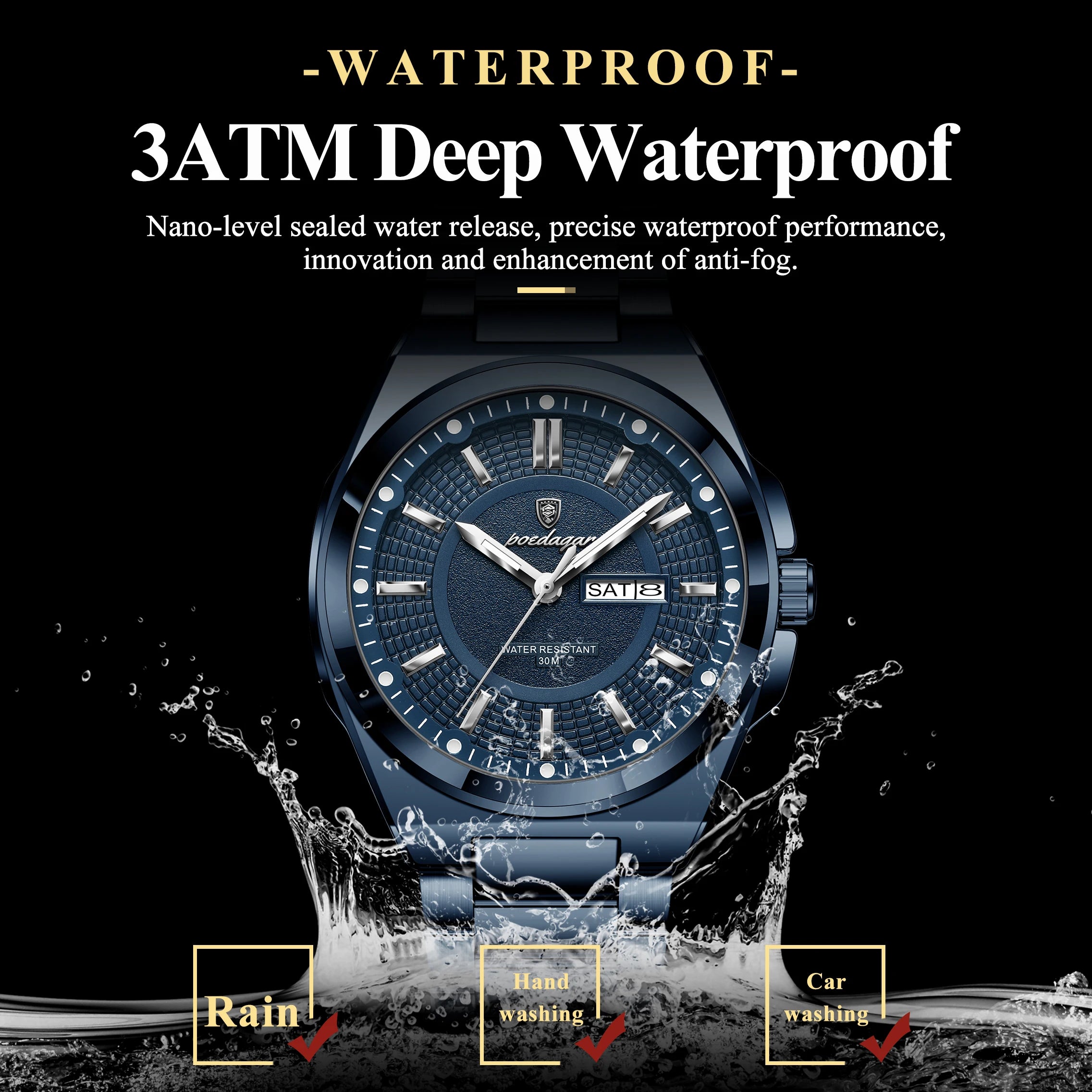 High Quality Luxury Watch Waterproof - Business Man