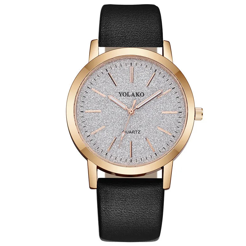 Luxury Design Leather Women Watches