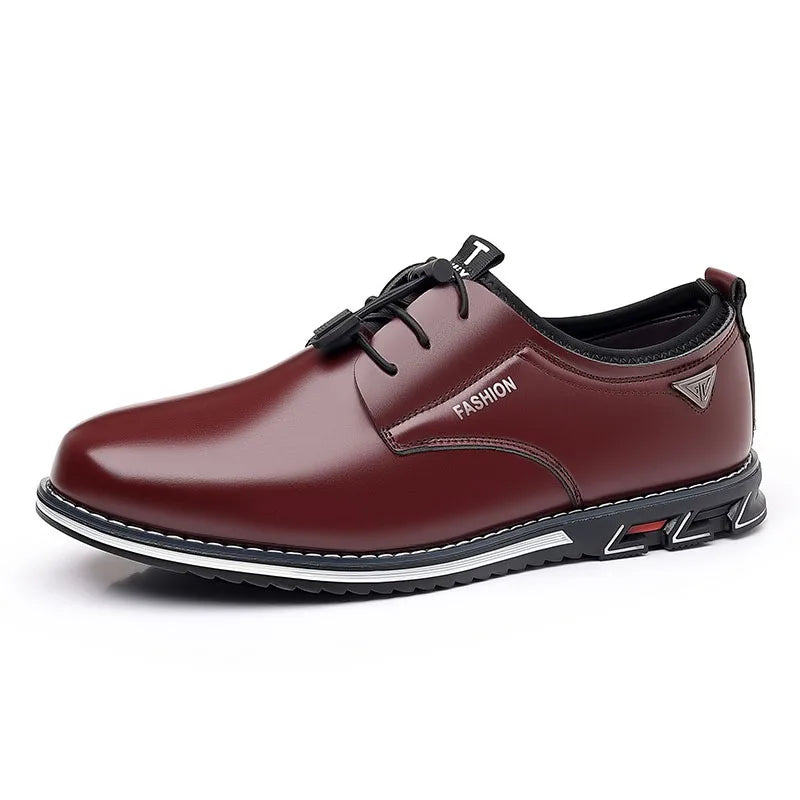 Casual Leather Sneakers Shoes for Men Classic Business