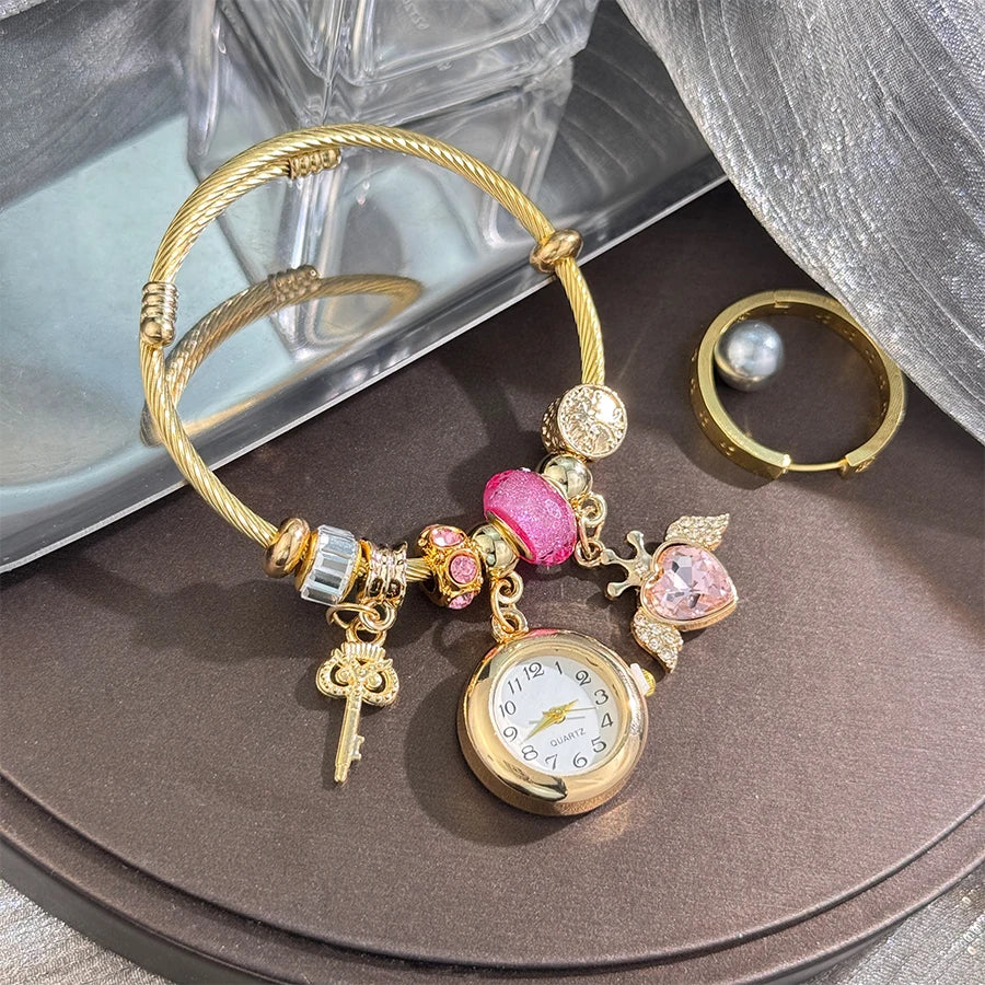 Cross-border Gold Bracelet Watch Adjustable