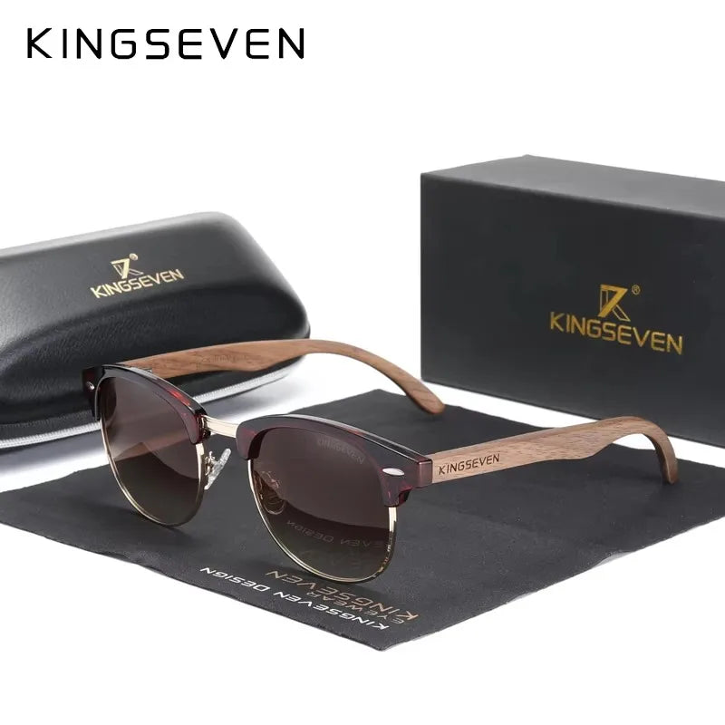 Brand Walnut Sunglasses Men