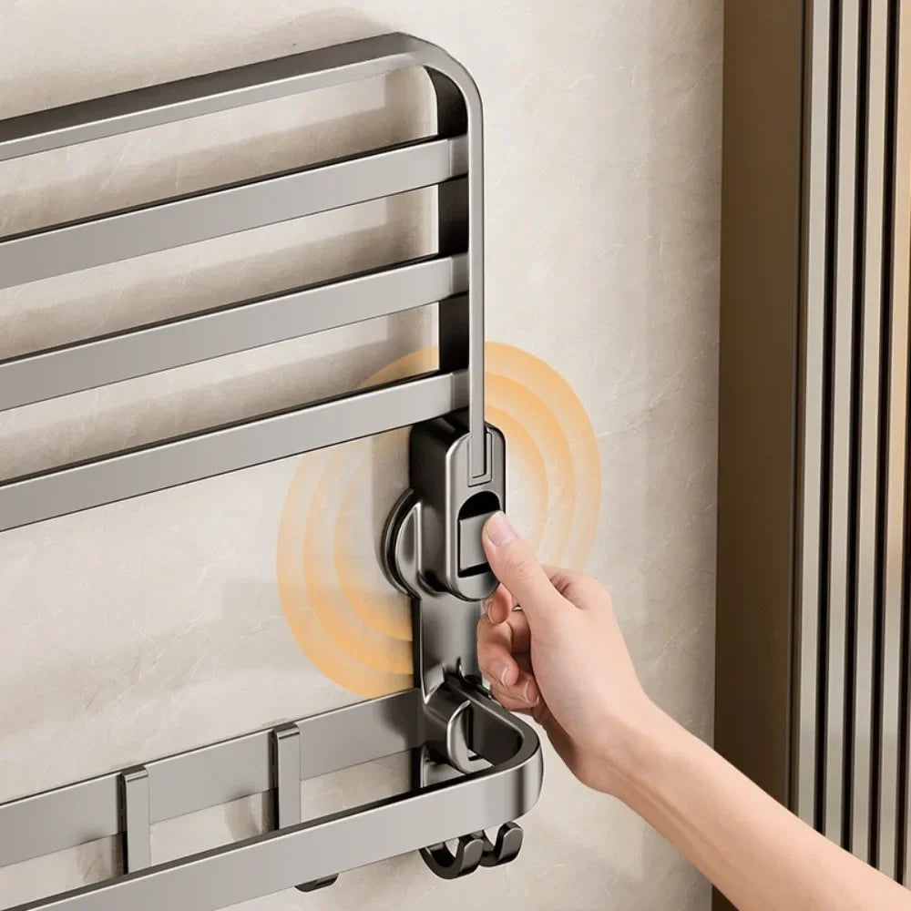 No-hole Suction Cup Towel Rack Bathroom Accessories Wall