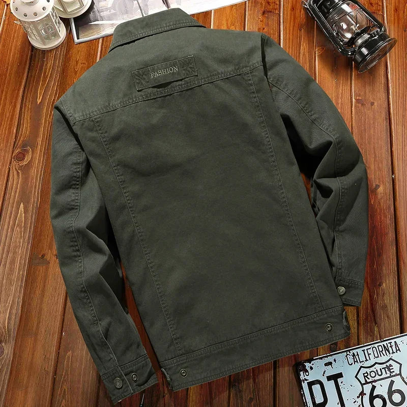 Men Fashion Casual Windbreaker Jacket Coat Men