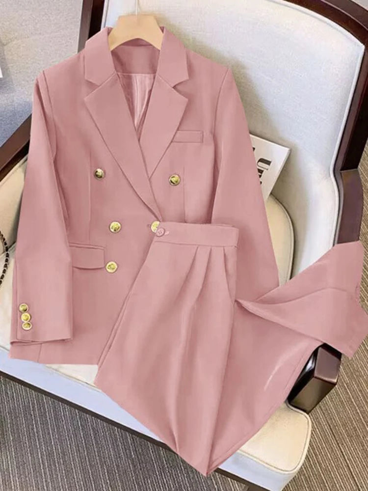 Suits Sets Women High Luxury