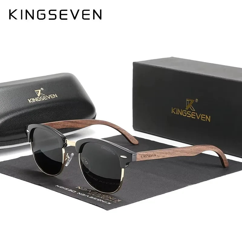 Brand Walnut Sunglasses Men