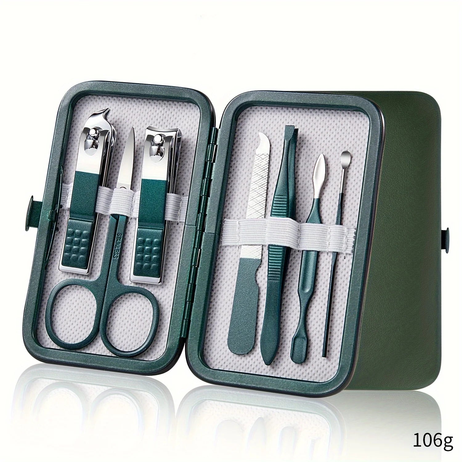 Nail Care Kit Stainless Steel Manicure & Pedicure Set Nail Clipper Set with Travel Case