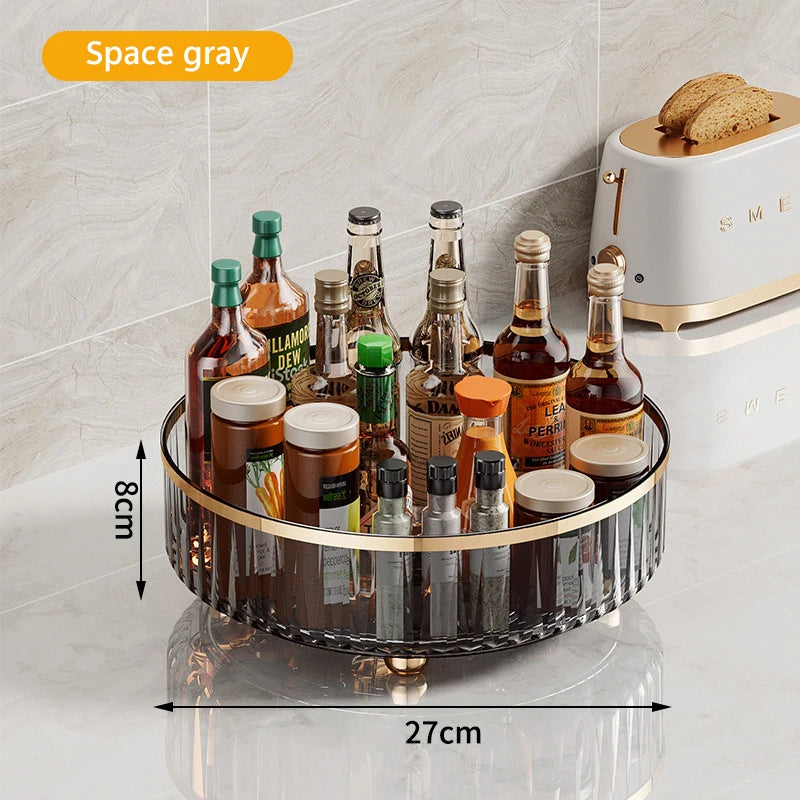 Rotating Cosmetic Organizer Light Luxury Perfume Skincare