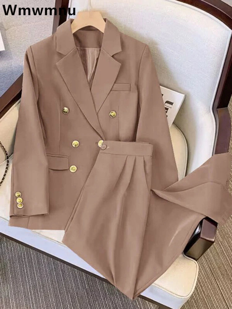 Suits Sets Women High Luxury