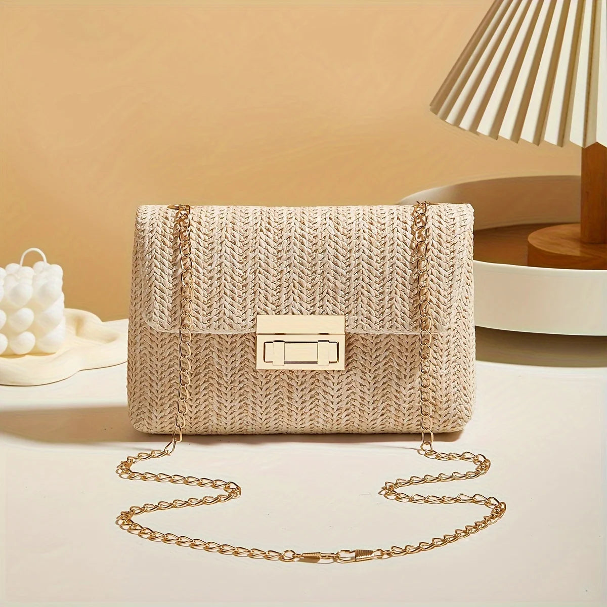 Woven Straw Handwoven Women's Shoulder Bag