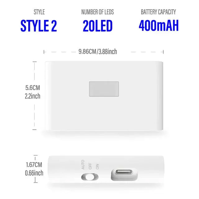 LED Night Light Smart Sensor Charging Side Lighting Movement Sensor