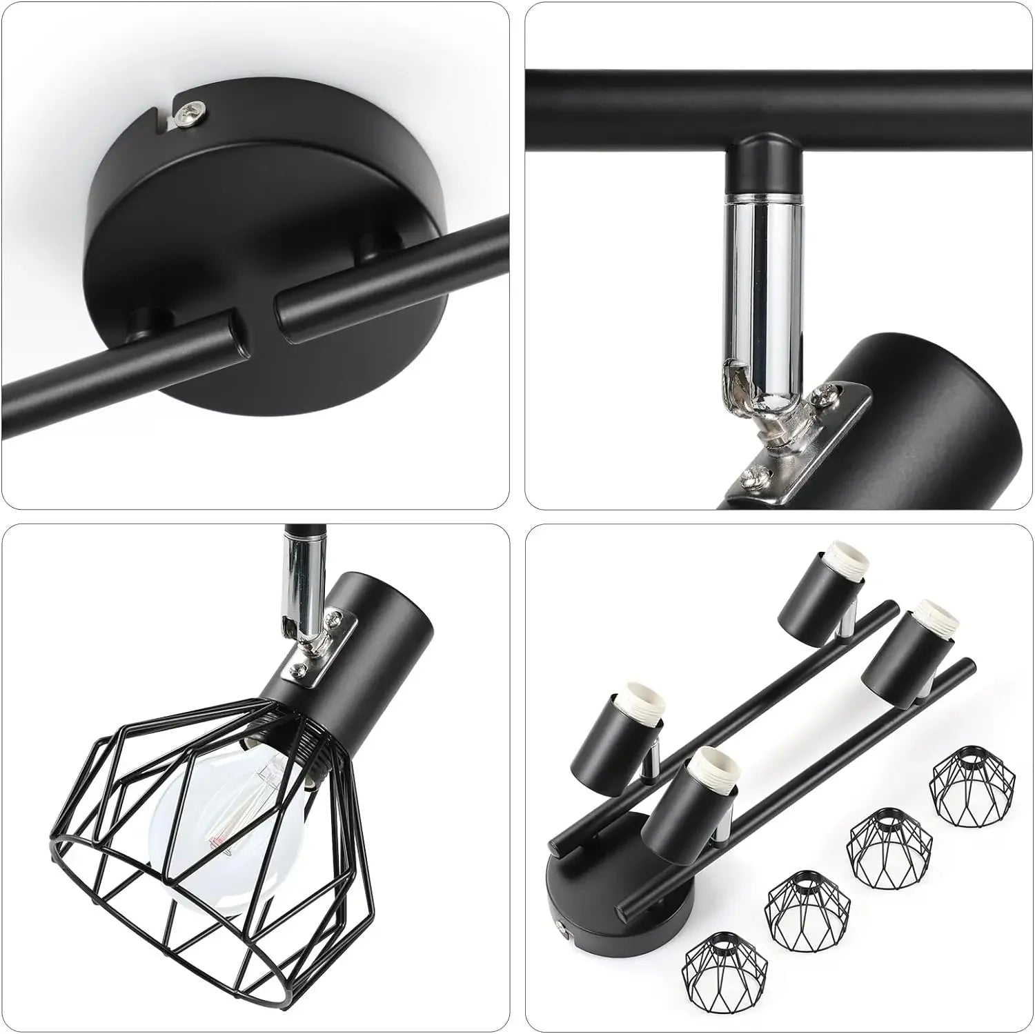 Versatile LED E14 Swiveling Spotlight Set