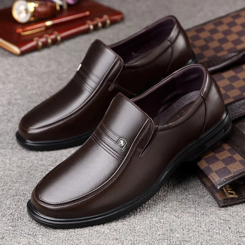 Genuine Leather Shoes Men