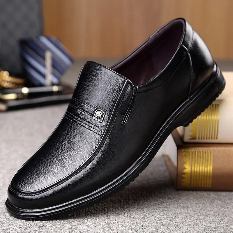 Genuine Leather Shoes Men