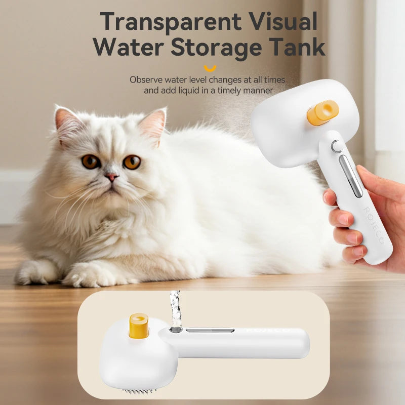 Pet Steam Comb Electric Spray Brushes For Dog Cat
