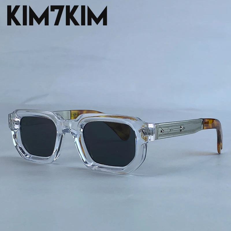 Men 2025 Luxury Brand Classic Rectangle Sunglass