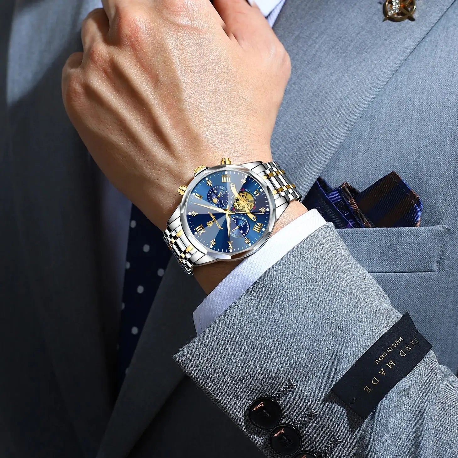 High Luxury Men Watch Top Original  Chronograph  Quartz Men's Watches