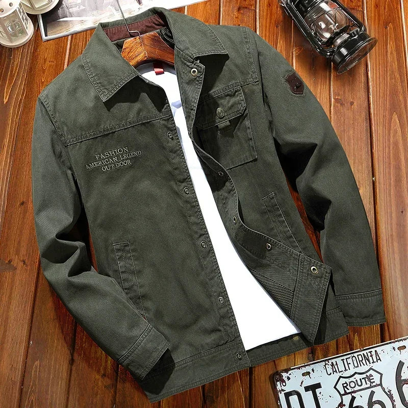 Men Fashion Casual Windbreaker Jacket Coat Men