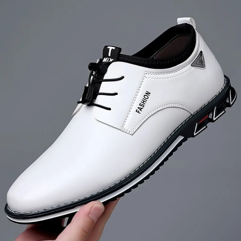 Casual Leather Sneakers Shoes for Men Classic Business