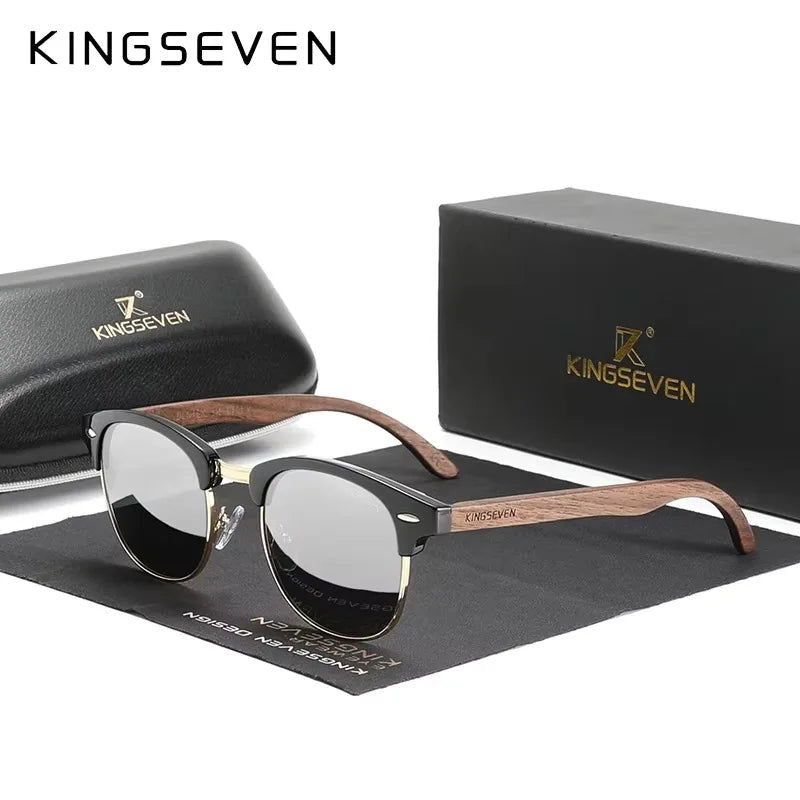 Brand Walnut Sunglasses Men