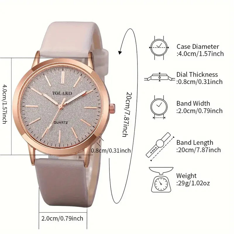 Luxury Design Leather Women Watches