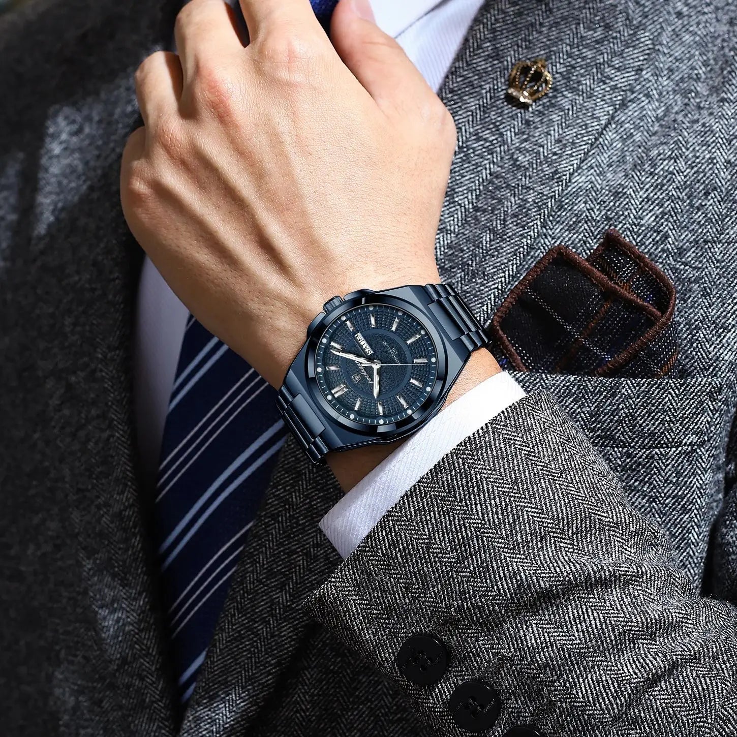 High Quality Luxury Watch Waterproof - Business Man