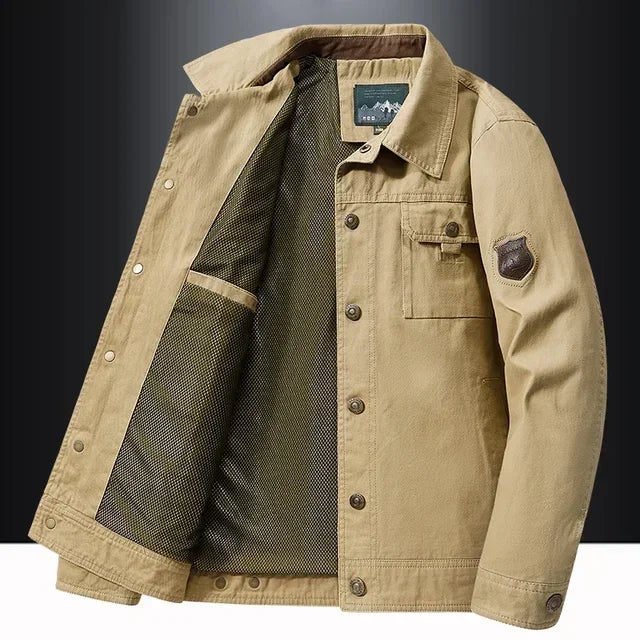 Men Fashion Casual Windbreaker Jacket Coat Men