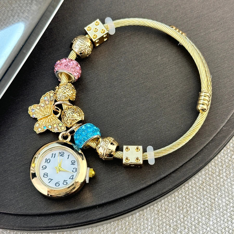 Cross-border Gold Bracelet Watch Adjustable
