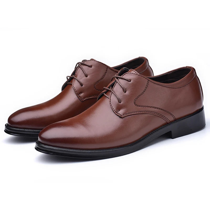 Men's Shoes Black Leather Formal