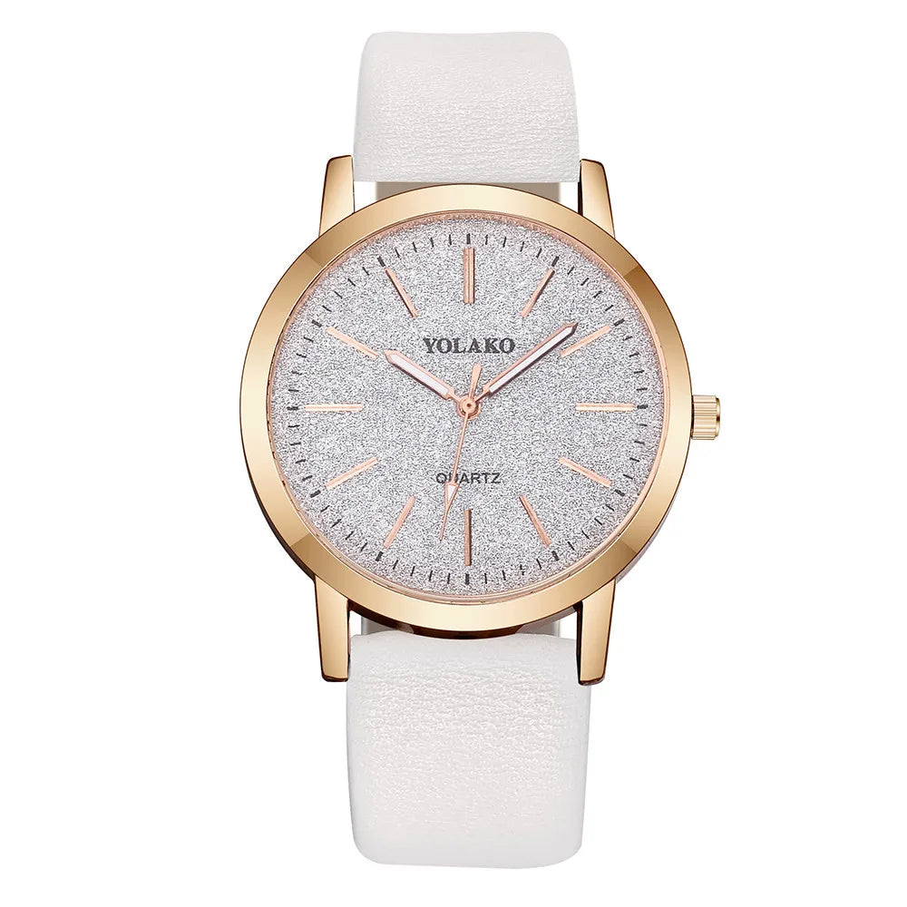 Luxury Design Leather Women Watches