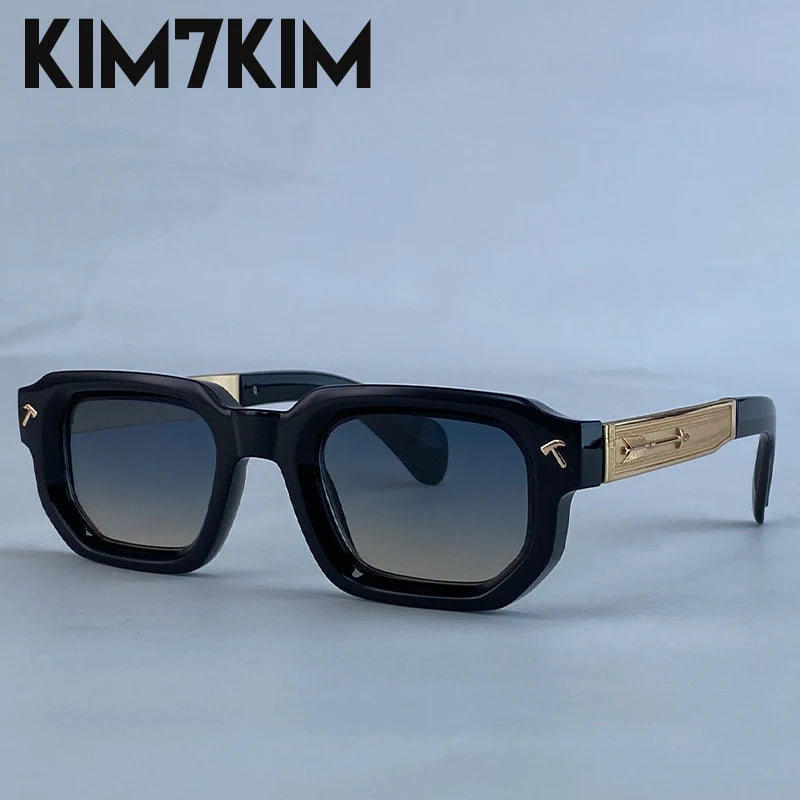 Men 2025 Luxury Brand Classic Rectangle Sunglass