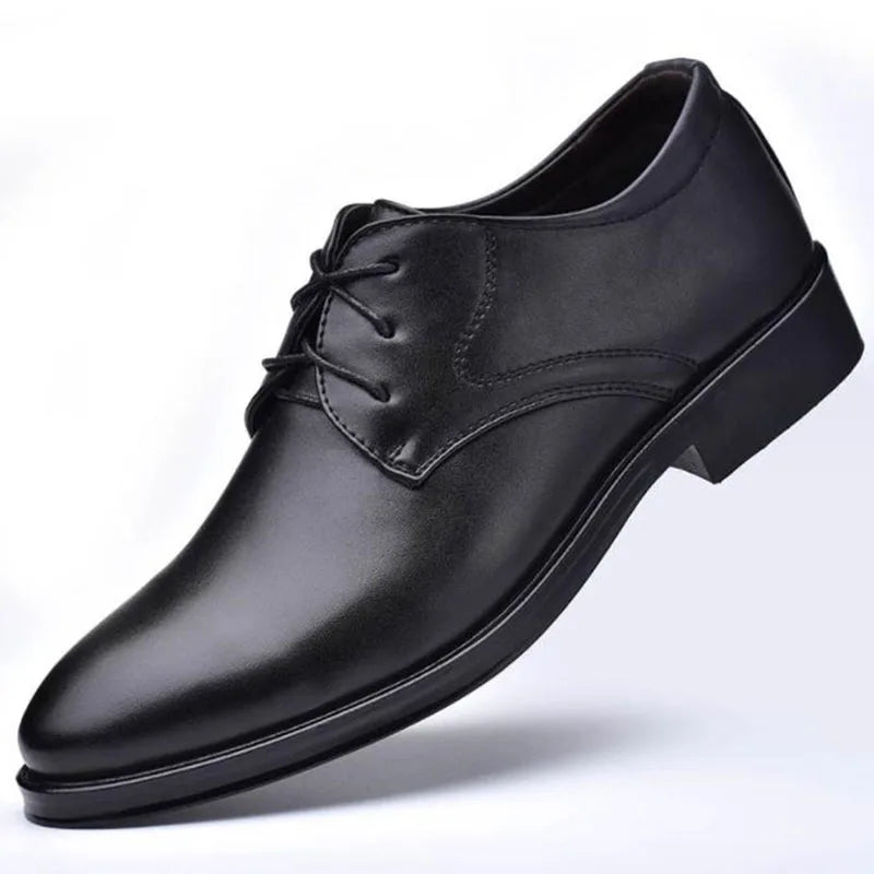 Men's Shoes Black Leather Formal