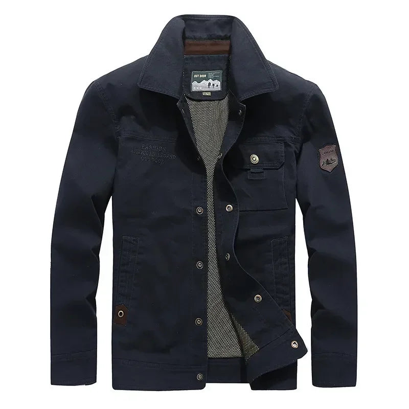 Men Fashion Casual Windbreaker Jacket Coat Men