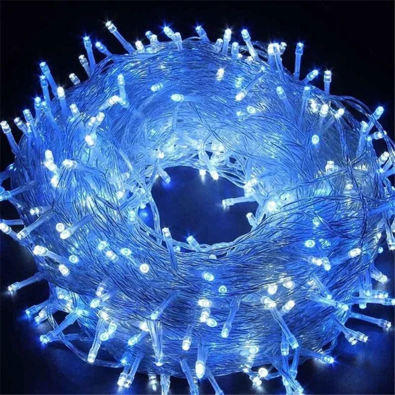 50M/400 100M/600 LED Fairy LED String Light Outdoor Waterproof