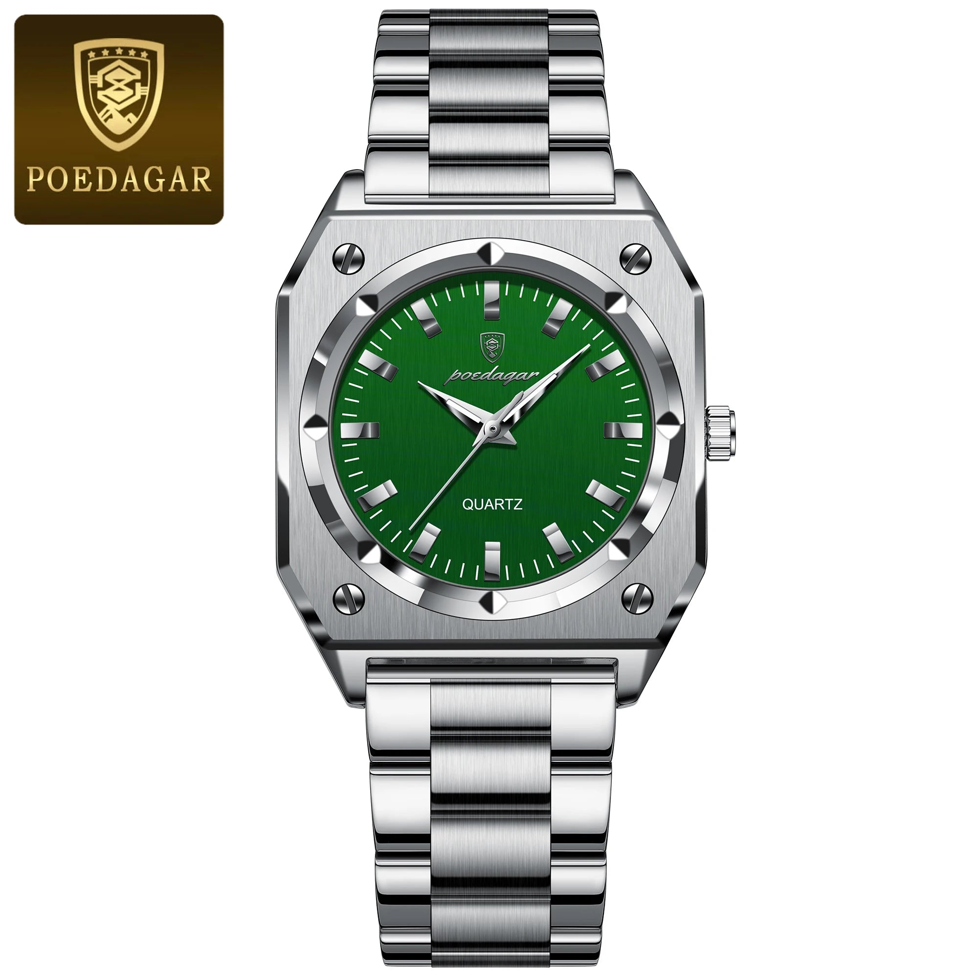 Luxury Elegant Square Woman Stainless Steel Quartz Women's Watches