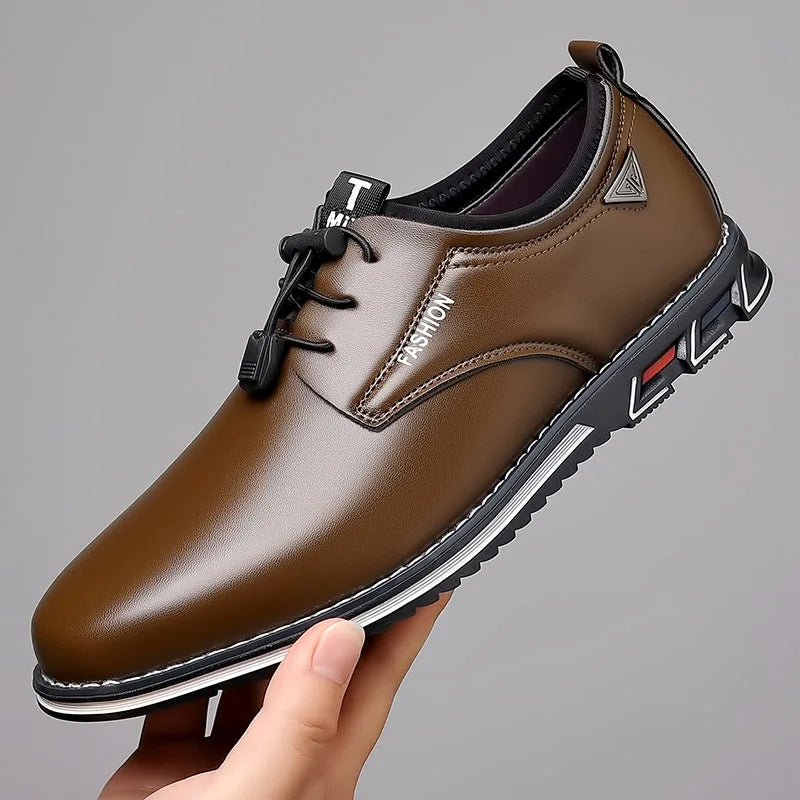 Casual Leather Sneakers Shoes for Men Classic Business