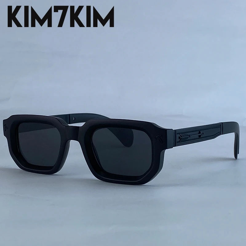 Men 2025 Luxury Brand Classic Rectangle Sunglass