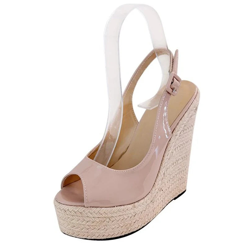 Fashion Peep Toe Wedges Sandals Women
