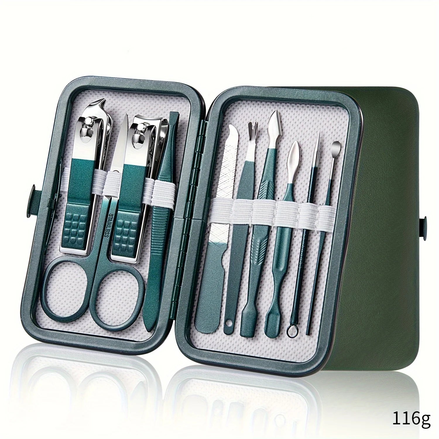 Nail Care Kit Stainless Steel Manicure & Pedicure Set Nail Clipper Set with Travel Case