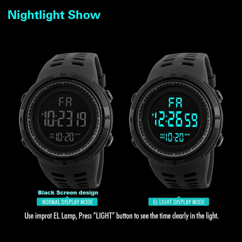 Electronic Watch For Mens Military Sports Watches