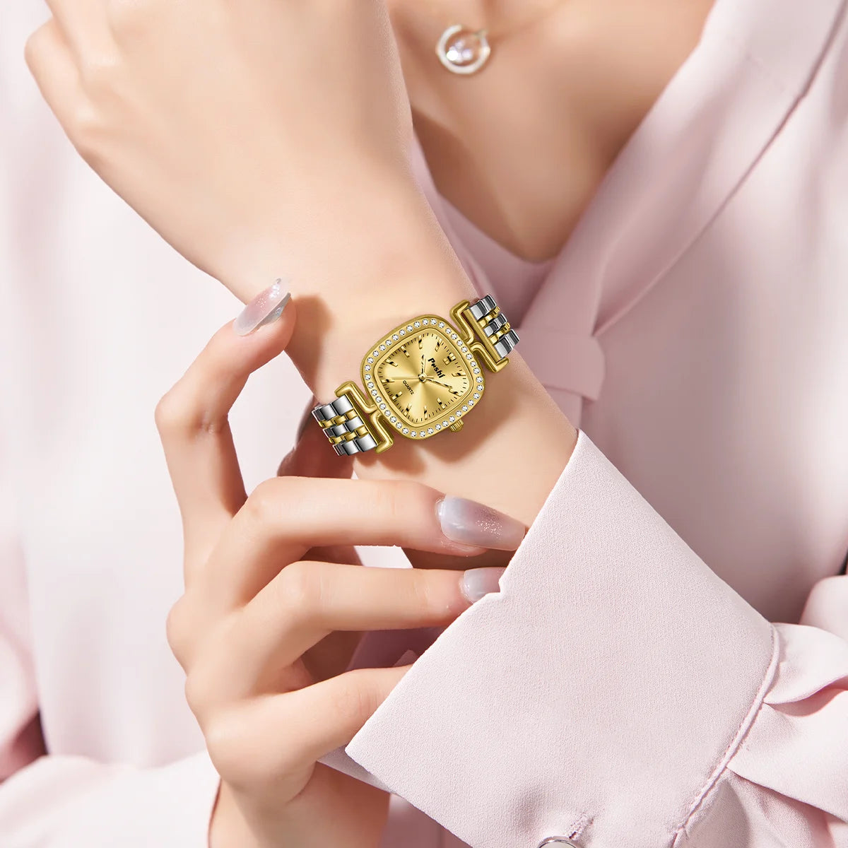 Fashion Quartz Movement Watch For Women Luxury Elegant