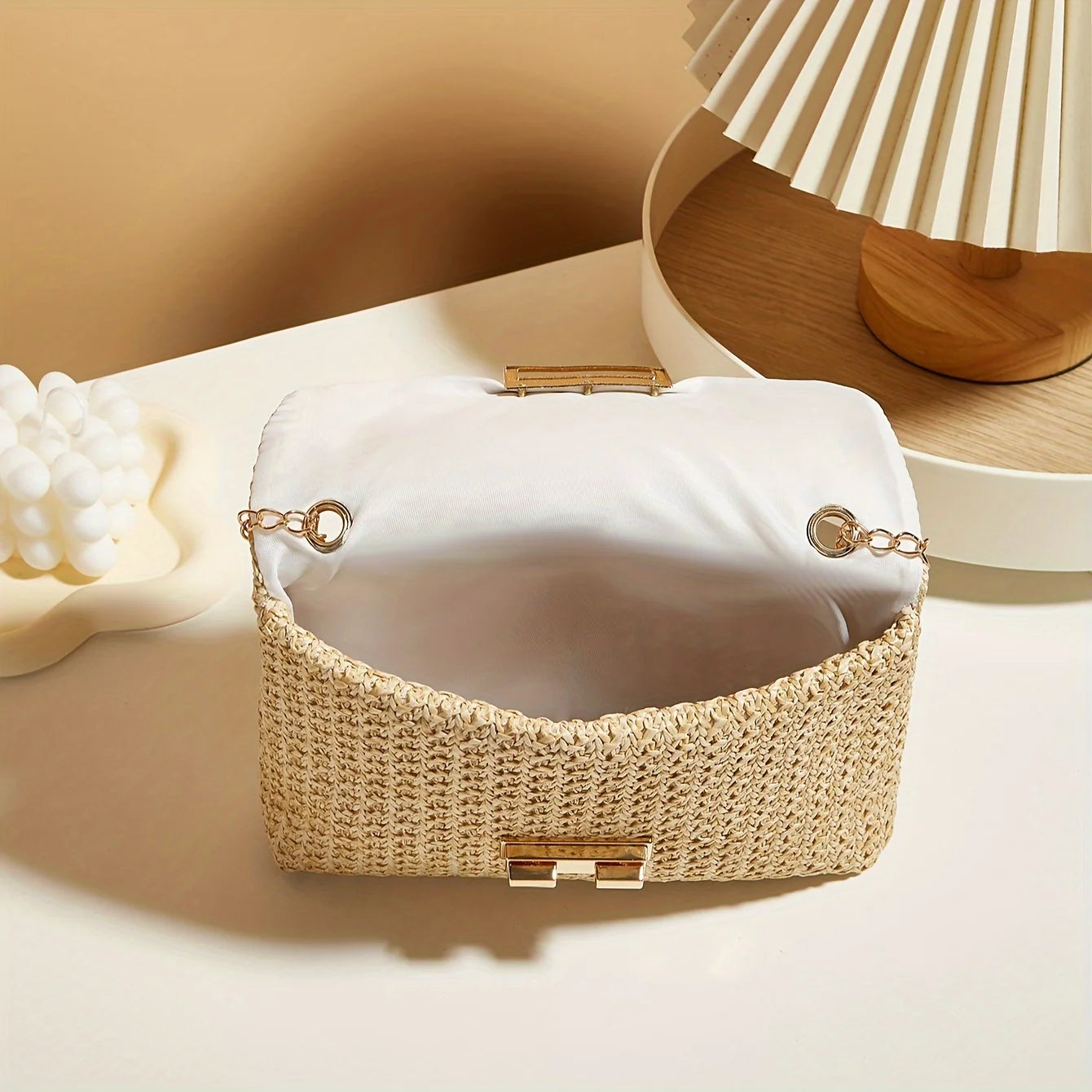 Woven Straw Handwoven Women's Shoulder Bag