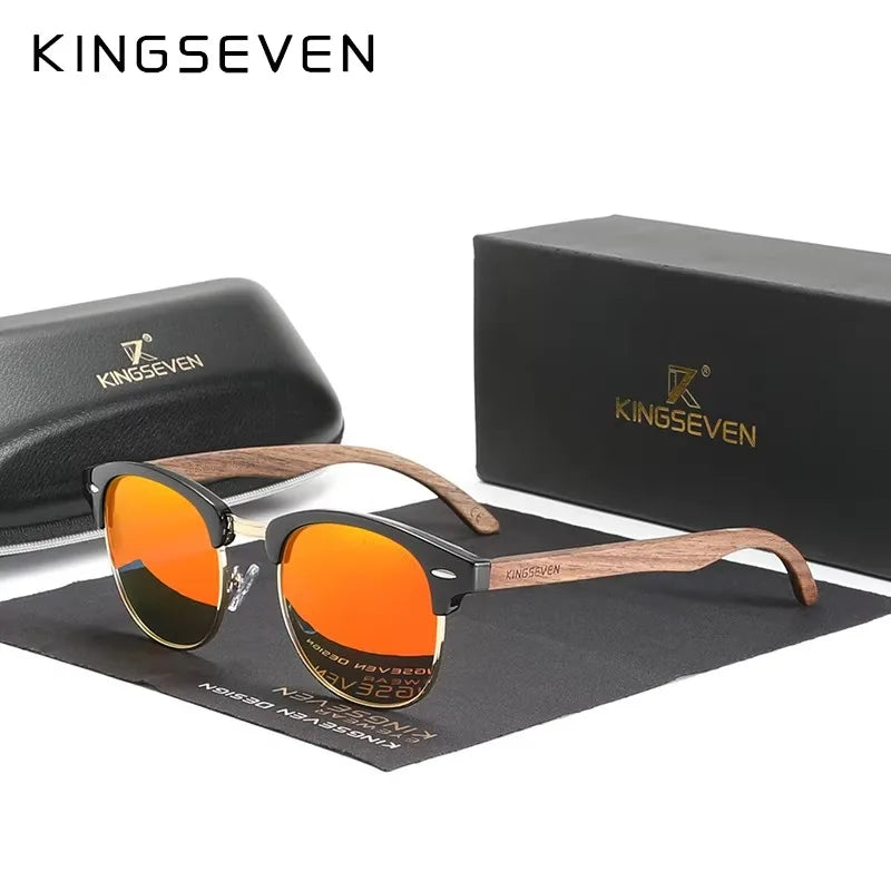 Brand Walnut Sunglasses Men