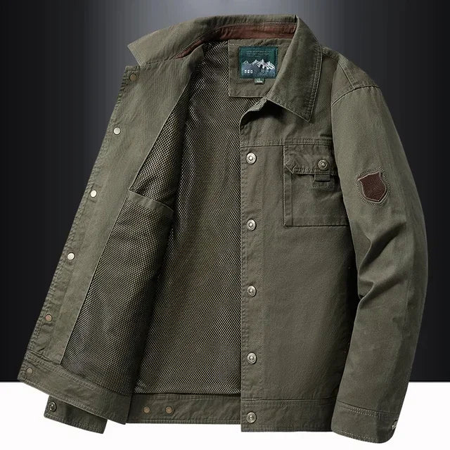 Men Fashion Casual Windbreaker Jacket Coat Men