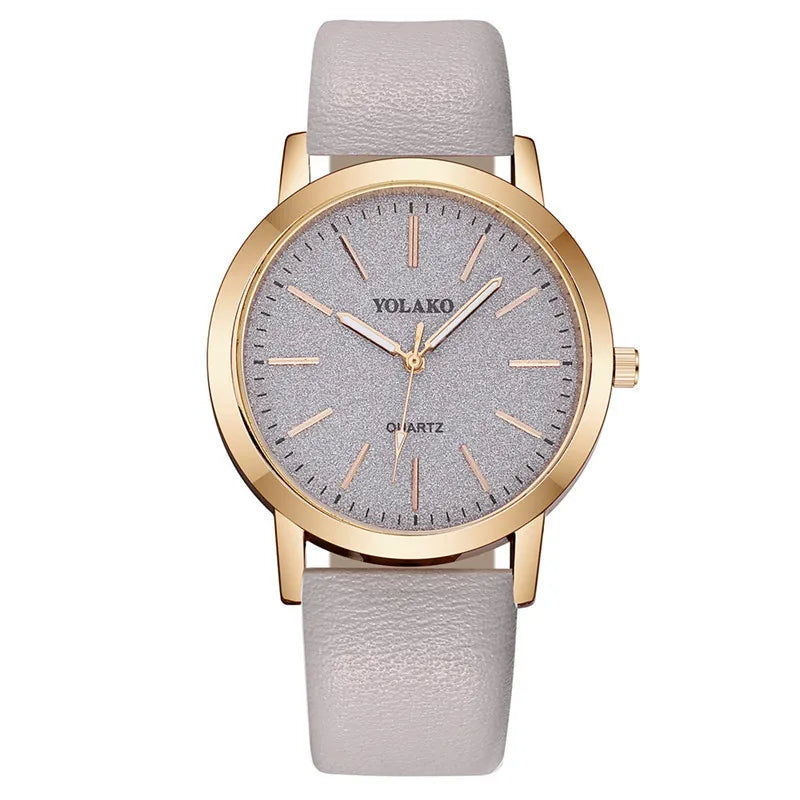 Luxury Design Leather Women Watches