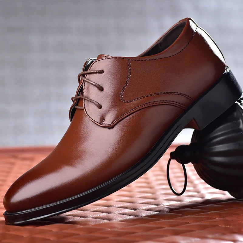 Men's Shoes Black Leather Formal