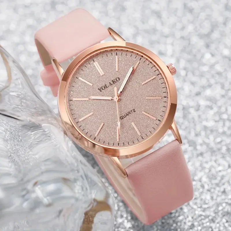 Luxury Design Leather Women Watches