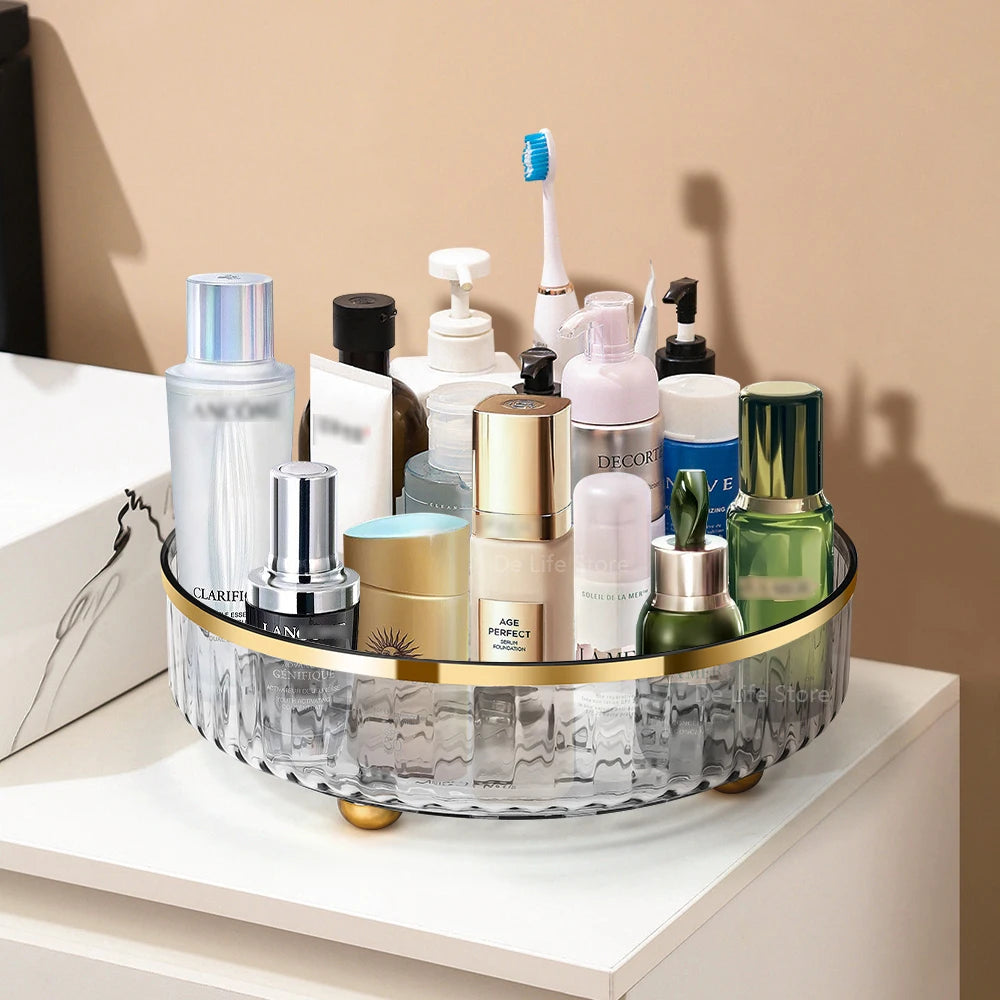 Rotating Cosmetic Organizer Light Luxury Perfume Skincare